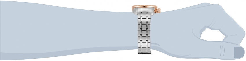 Invicta Aviator Reloj para Hombre Pulsera de Acero Inoxidable