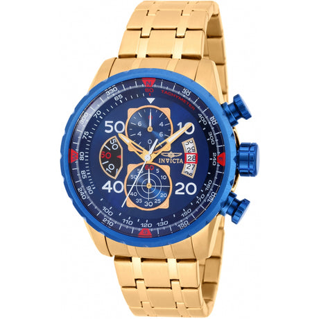 Invicta Aviator Reloj para Hombre Pulsera de Acero Inoxidable