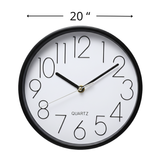 Reloj de Pared Análogo Color Blanco - Varios Tamaños