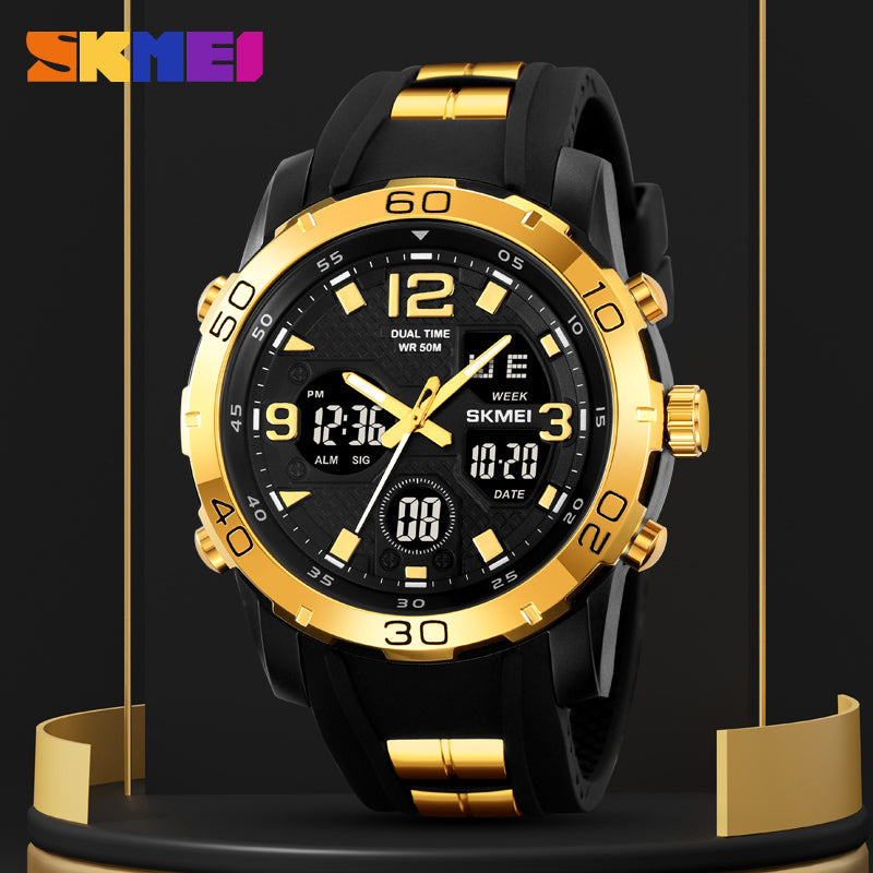 2102 Reloj Skmei pulsera de caucho para hombre