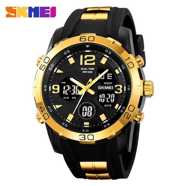 2102 Reloj Skmei pulsera de caucho para hombre