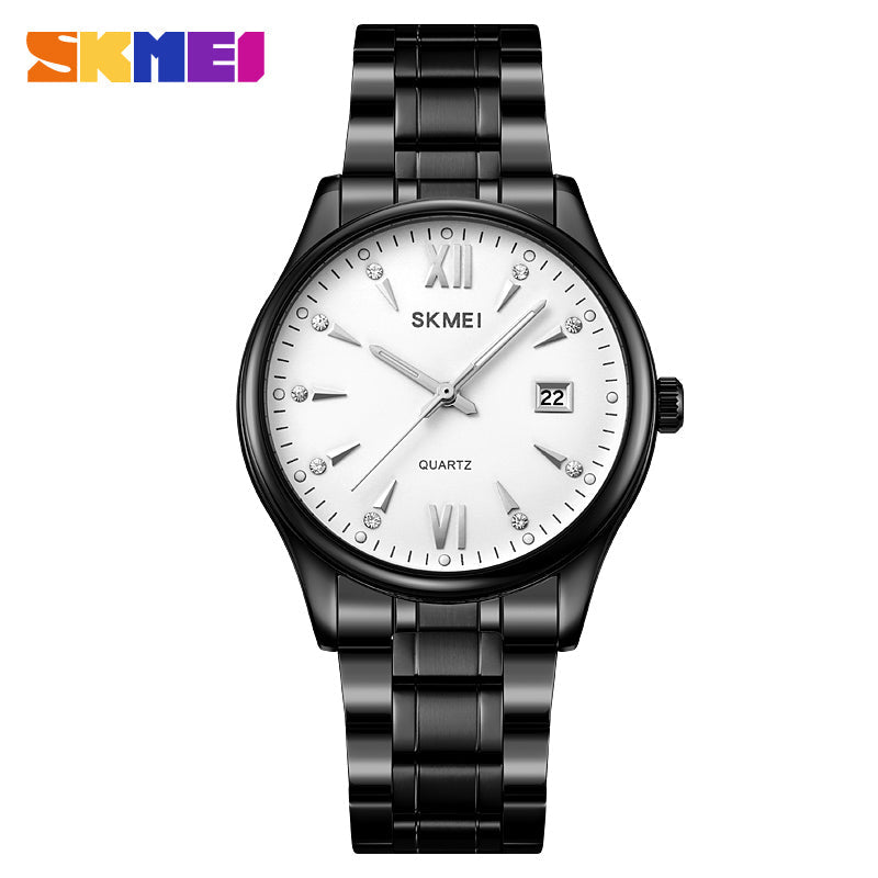 2158 Reloj Skmei para hombre pulsera de acero inoxidable