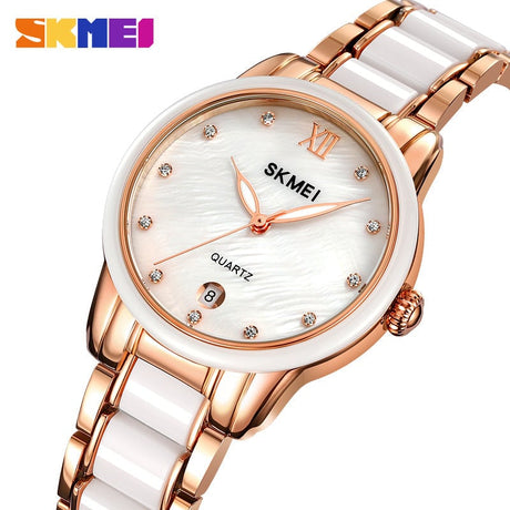 2175 Reloj Skmei para dama pulsera de metal