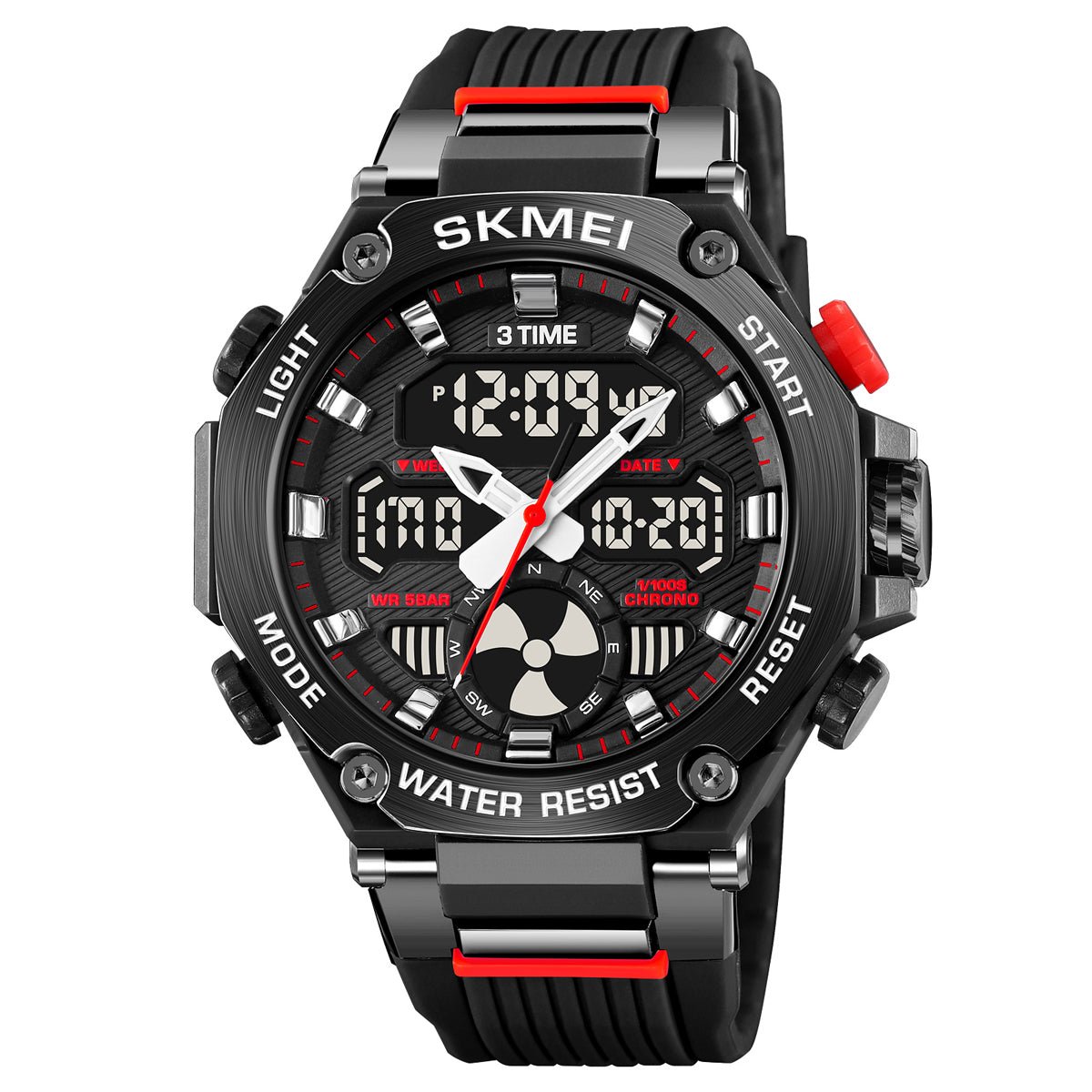 2223 Reloj skmei para hombre pulsera de resina