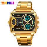 2229 Reloj Skmei para hombre pulsera de metal cuadrado