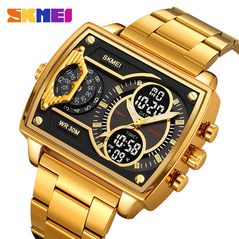 2229 Reloj Skmei para hombre pulsera de metal cuadrado