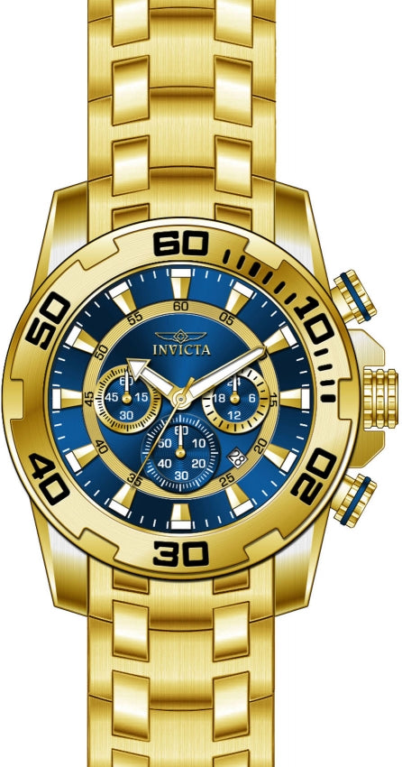 Reloj Invicta Pro Diver Scuba de hombre banda de metal 50 mm