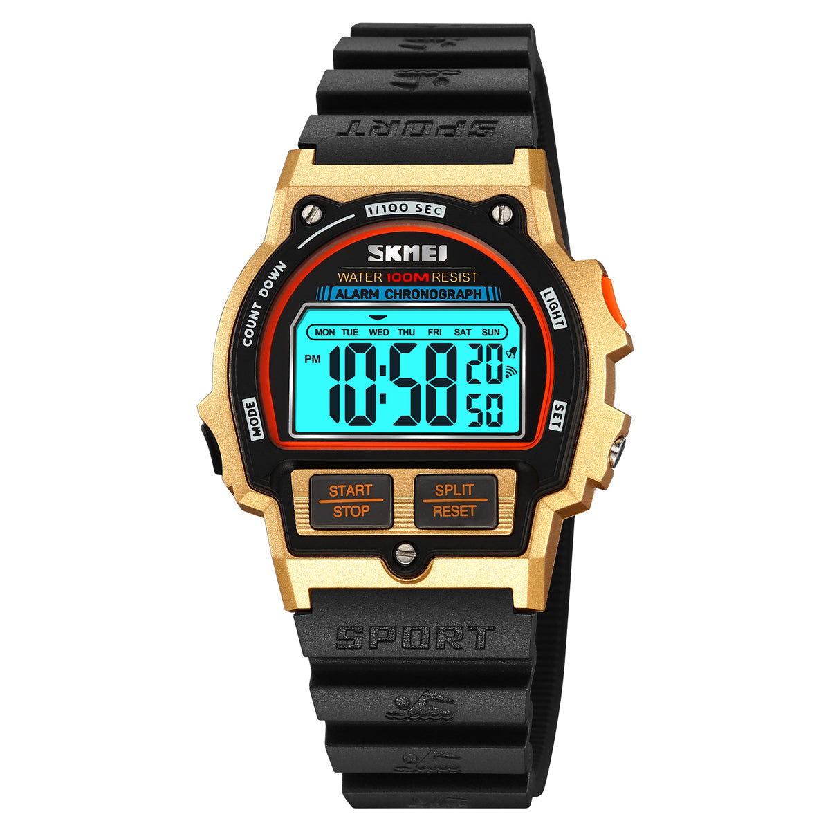 2263 Reloj Skmei para caballero deportivo digital pulsera de resina