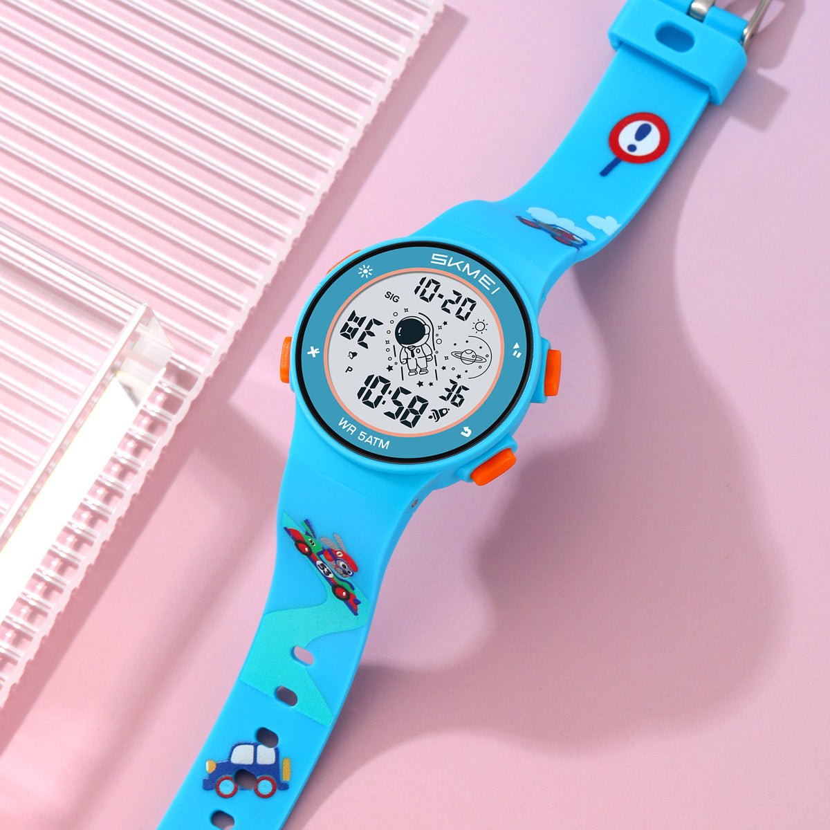 2267 Reloj Skmei infantil digital pulsera de resina