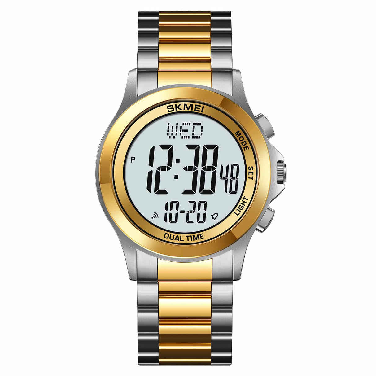 2271 Skmei reloj para hombre pulsera de acero inoxidable digital