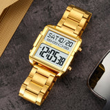 2299 Reloj Skmei para caballero pulsera de acero inoxidable digital