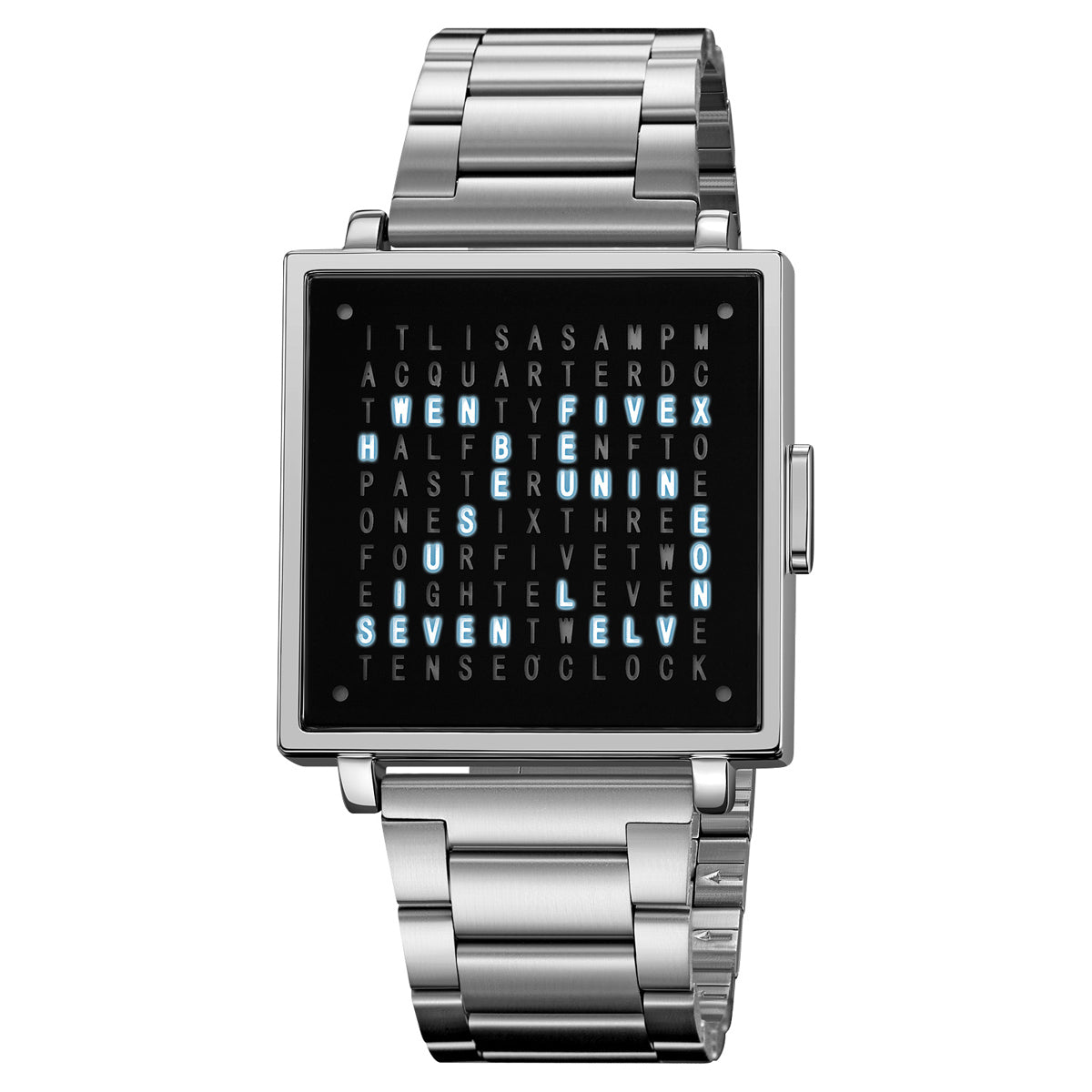 2312 Reloj Skmei Unisex digital pulsera de metal