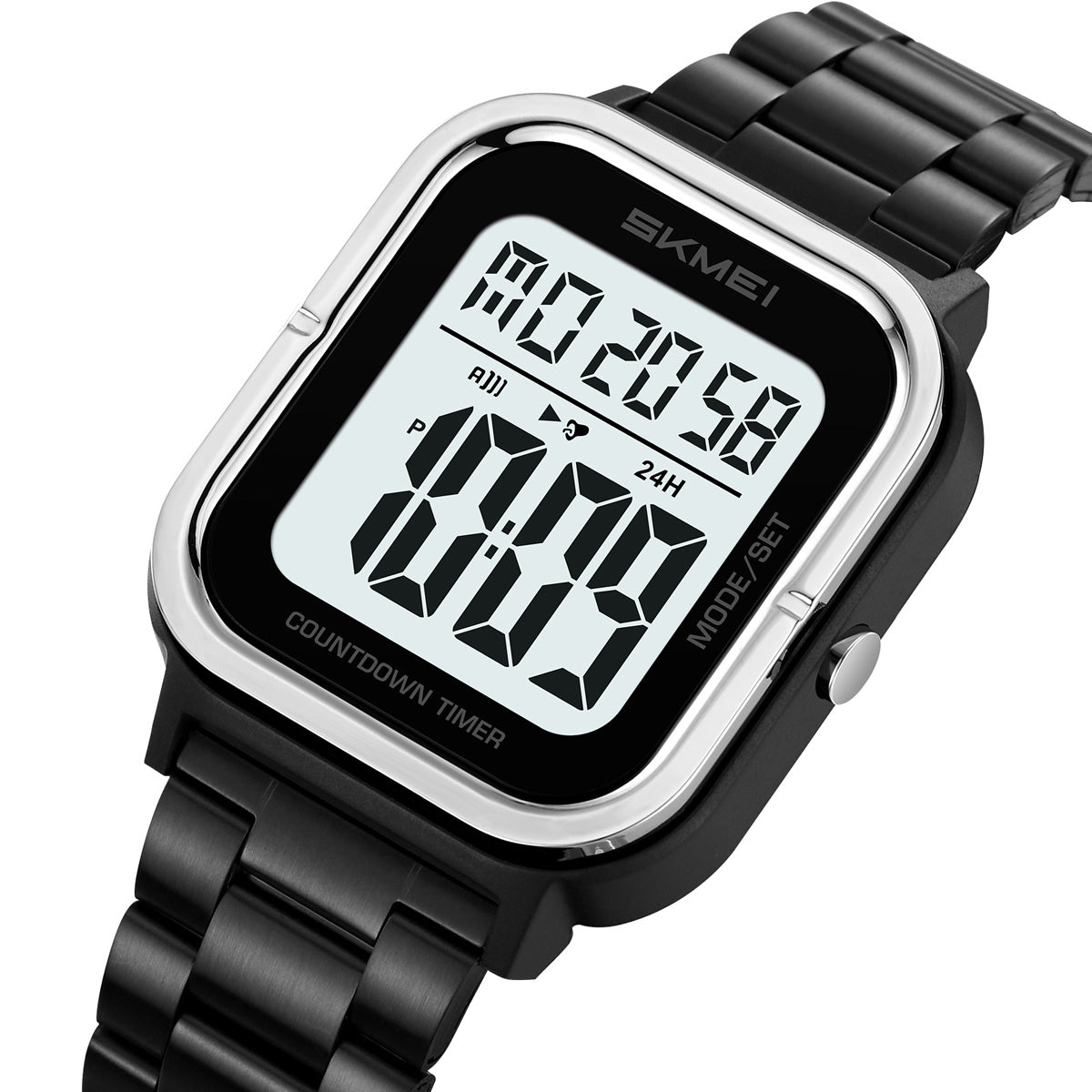 2316 Reloj Skmei para hombre pulsera de metal digital