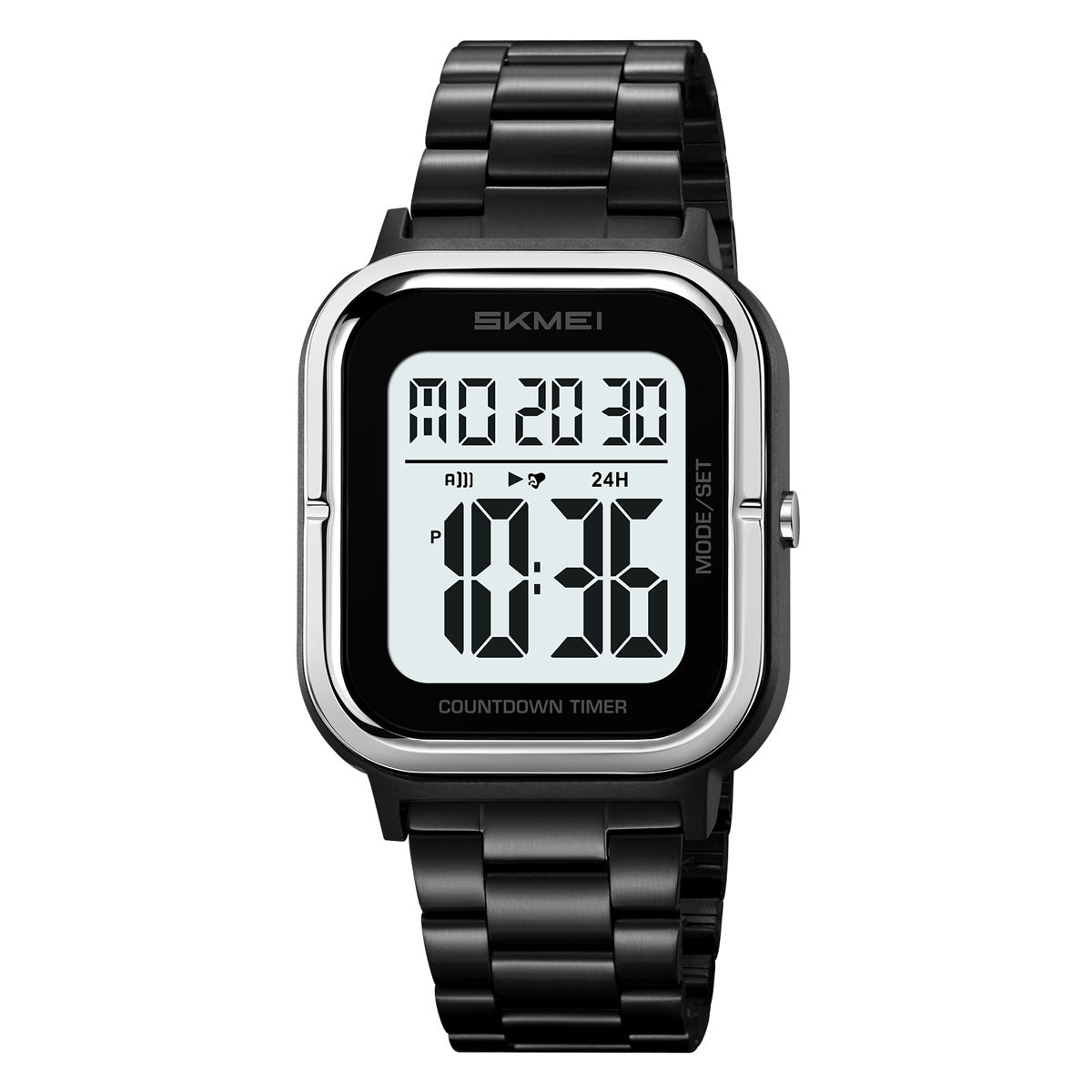 2316 Reloj Skmei para hombre pulsera de metal digital