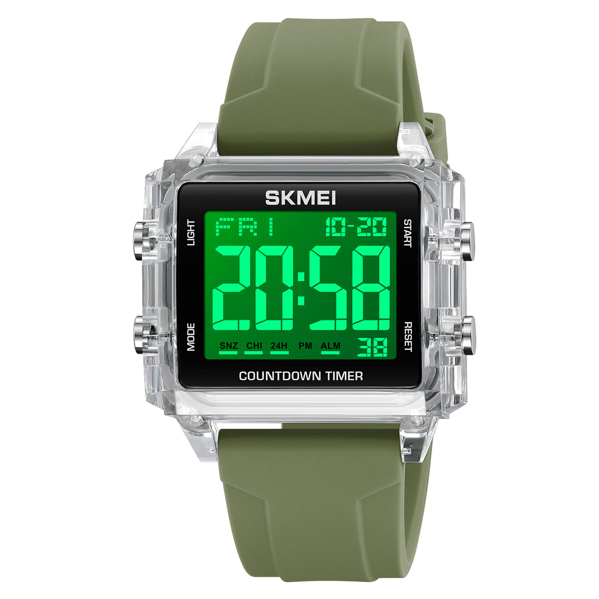 2320 Reloj Skmei para hombre deportivo pulsera de resina