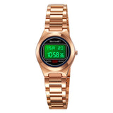 2334 Reloj Skmei para mujer pulsera de metal digital