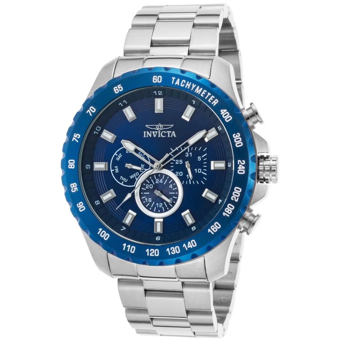 24212 Invicta Speedway Reloj para Hombre Banda de Acero Inoxidable