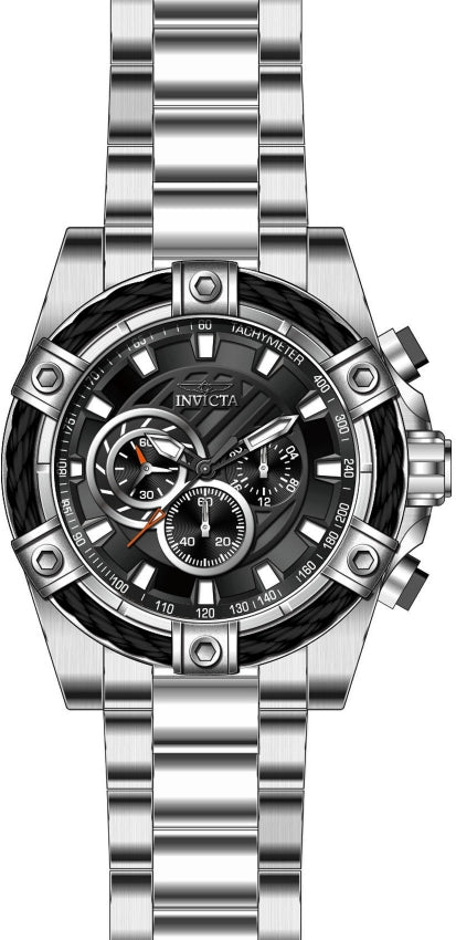 Invicta reloj para caballero pulsera de metal 52mm