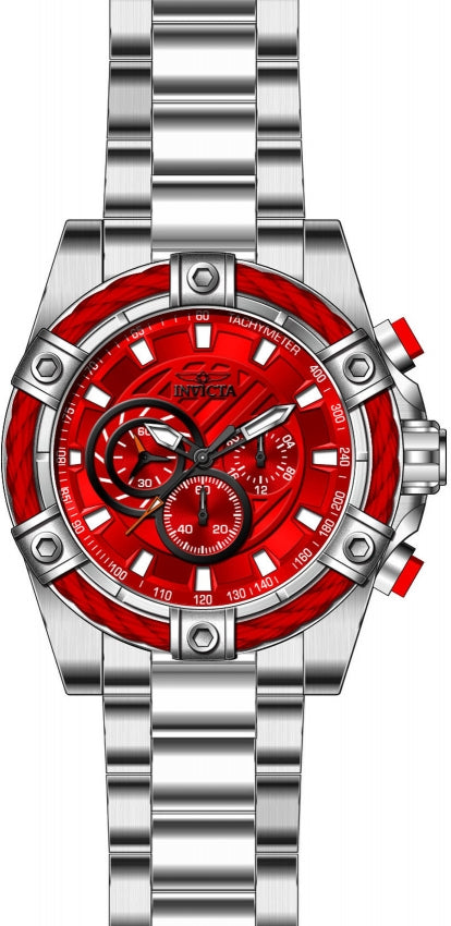 Invicta reloj para caballero pulsera de metal 52mm