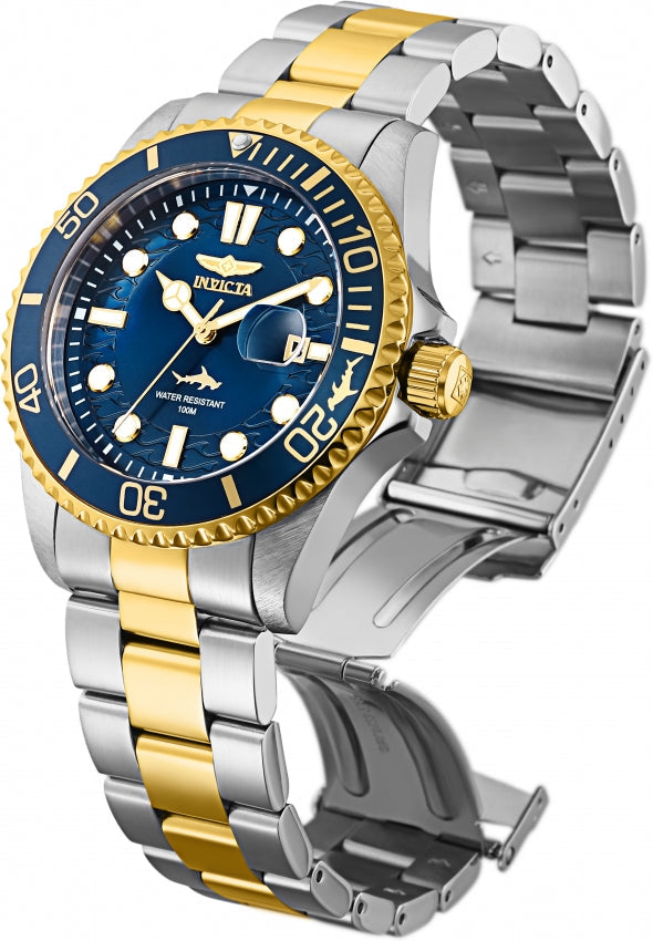 Reloj Invicta Aviator para hombre pulsera de metal 45mm
