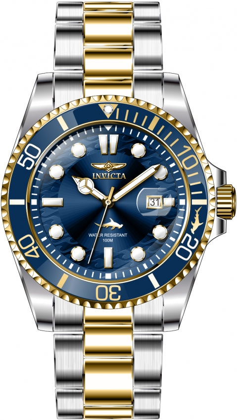 Reloj Invicta Aviator para hombre pulsera de metal 45mm