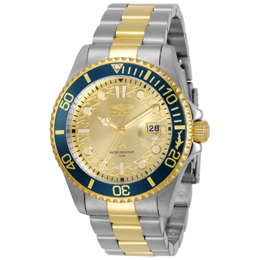 Reloj Invicta Aviator para hombre pulsera de metal 45mm