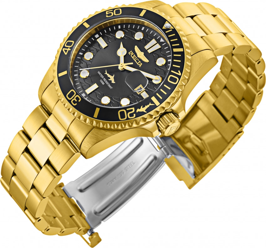 Reloj Invicta Aviator para hombre pulsera de metal 45mm