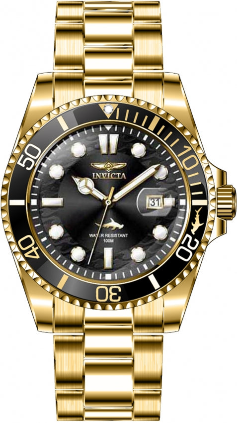 Reloj Invicta Aviator para hombre pulsera de metal 45mm