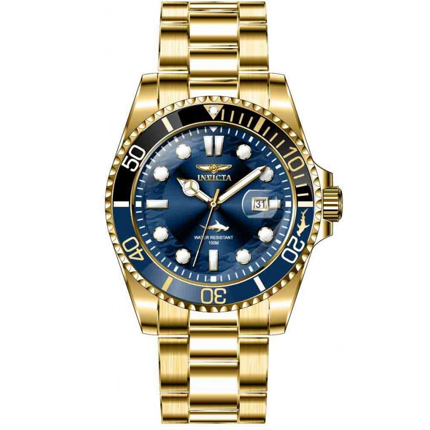 Reloj Invicta Aviator para hombre pulsera de metal 45mm