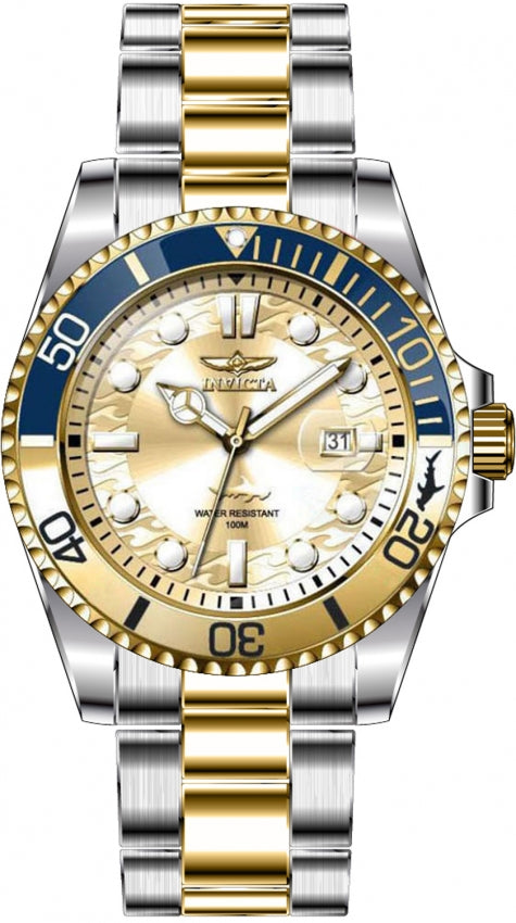 Reloj Invicta Aviator para hombre pulsera de metal 45mm