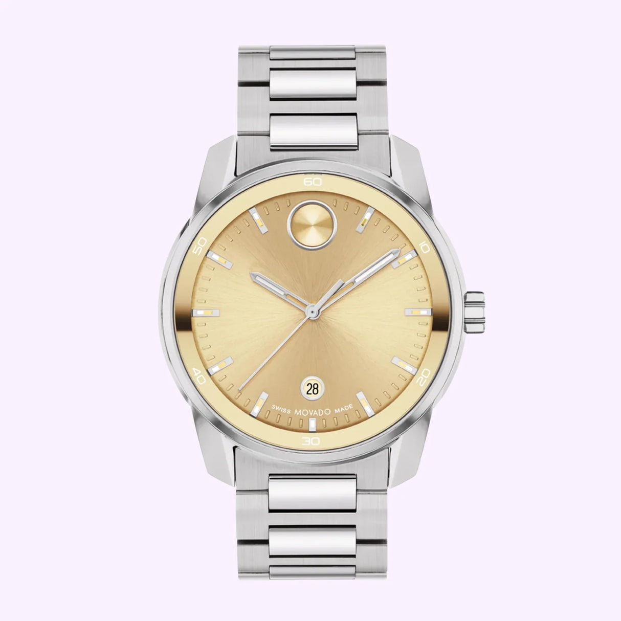 3601203 Reloj Movado bolda de hombre pulsera de metal