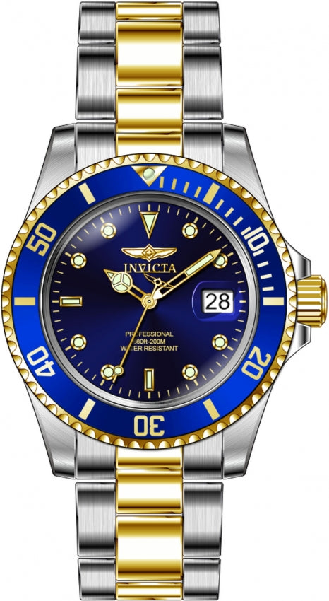 Reloj Invicta Pro Diver para caballero pulsera de acero inoxidable 40 mm
