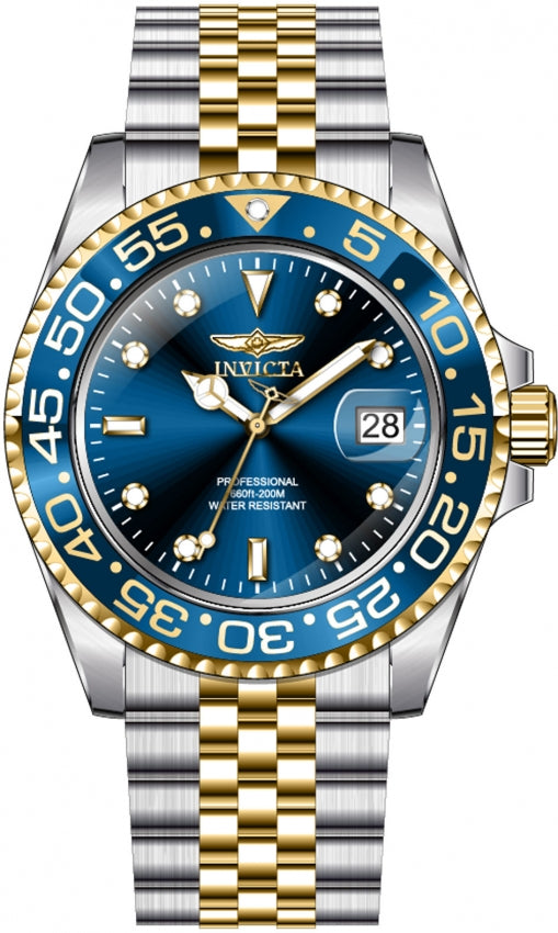 Invicta Pro Diver para mujer pulsera de acero inoxidable 38 mm