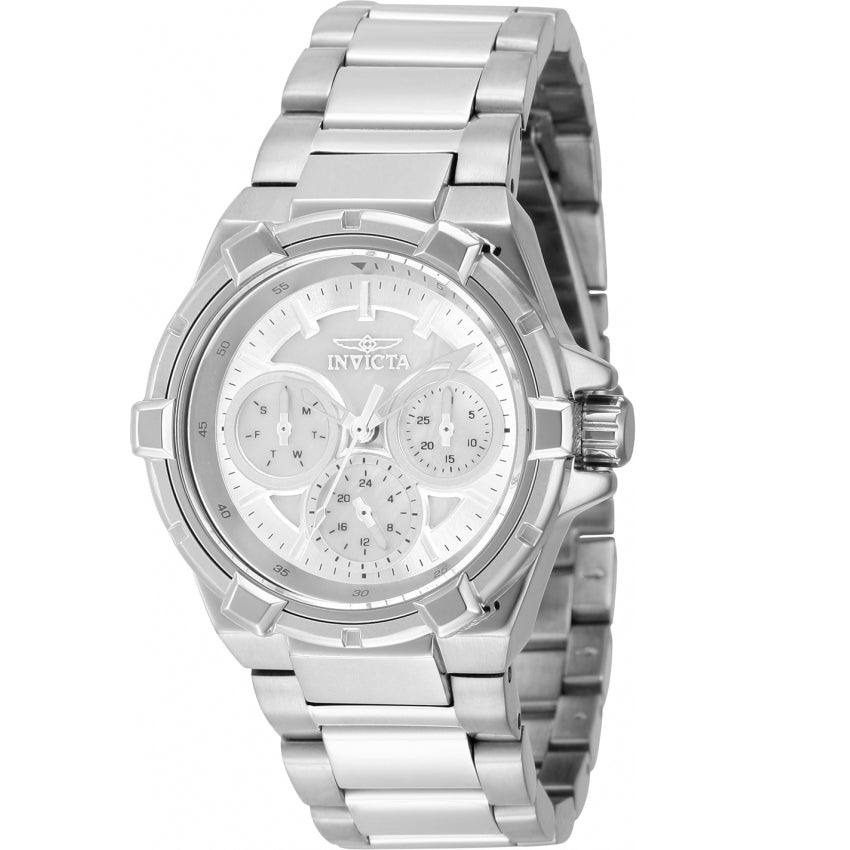 Reloj Invicta Aviator Lady para dama correa de metal 36 mm