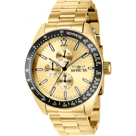 Reloj Invicta Aviator para hombre banda de metal 45 mm