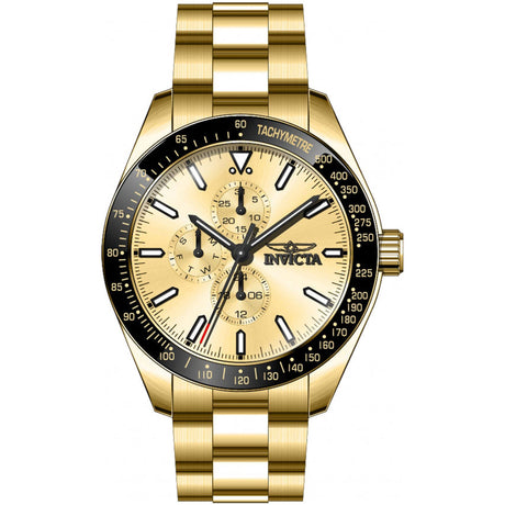 Reloj Invicta Aviator para hombre banda de metal 45 mm