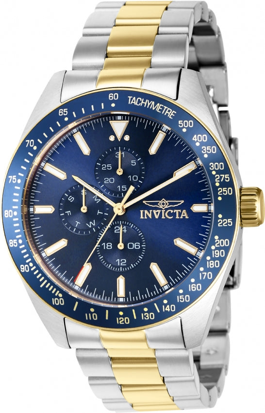 Reloj Invicta Aviator para hombre banda de metal 45 mm