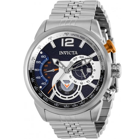 39665 Invicta Aviator Reloj para Caballero Correa de Acero Inoxidable