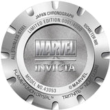 Reloj Invicta Marvel Spiderman de hombre pulsera de acero inoxidable 50 mm