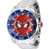 Reloj Invicta Marvel Spiderman de hombre pulsera de acero inoxidable 50 mm