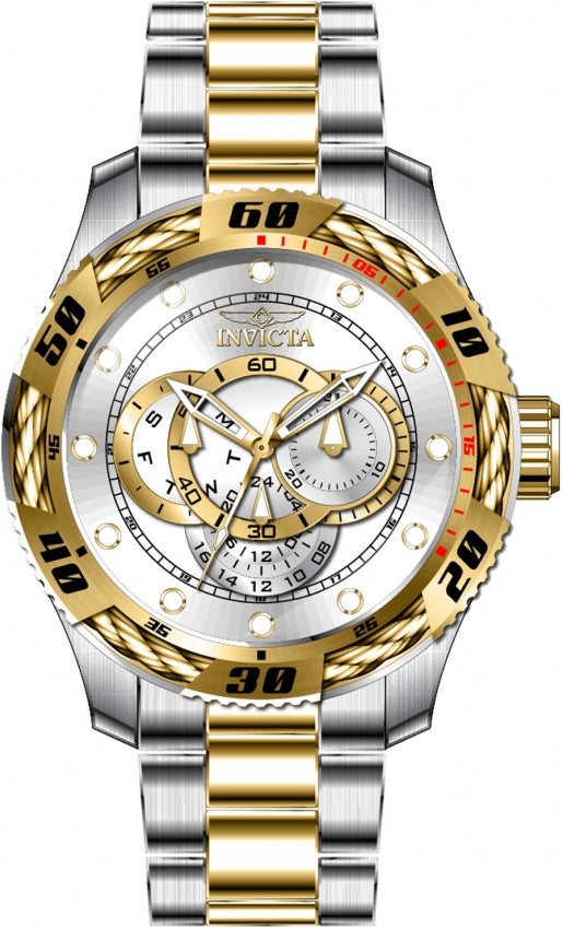Reloj Invicta Speedway de caballero correa de metal 50 mm