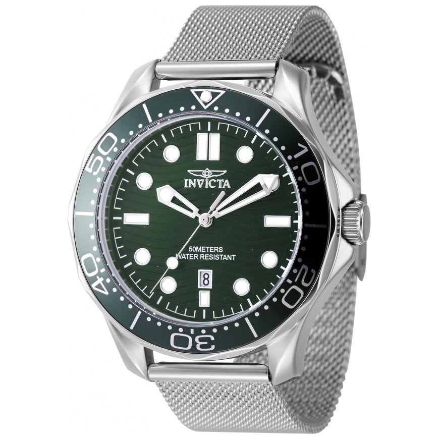Reloj Invicta Pro Diver para caballero banda mesh 44 mm