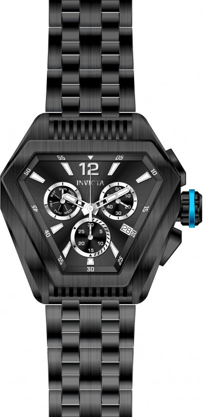 Reloj Invicta Speedway de hombre banda de metal forma triangular 53 mm