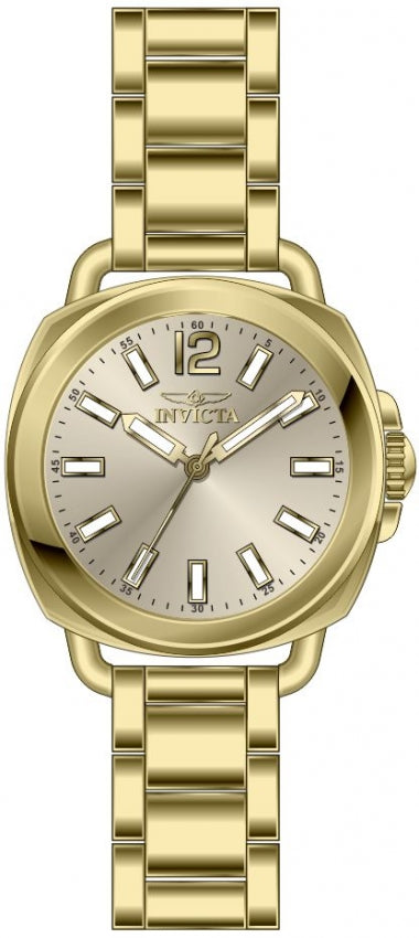 Reloj Invicta Wildflower de dama banda de metal 32 mm