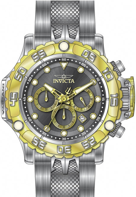 Reloj Invicta Subaqua Poseidon de hombre pulsera de metal 55 mm