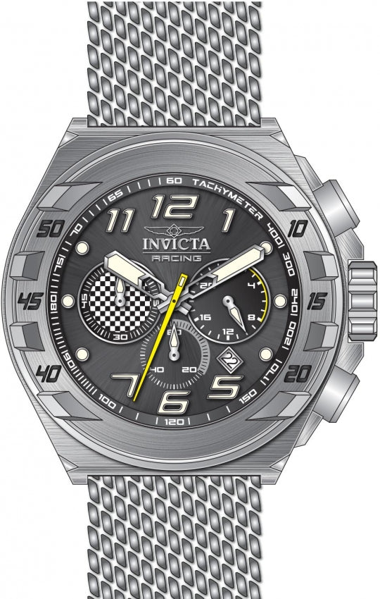 Reloj Invicta Racing para hombre pulsera mesh 48 mm