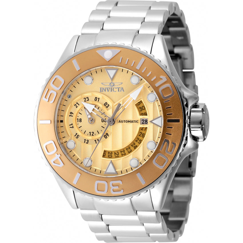 Reloj Invicta de Grand Diver de caballero banda de metal 52 mm