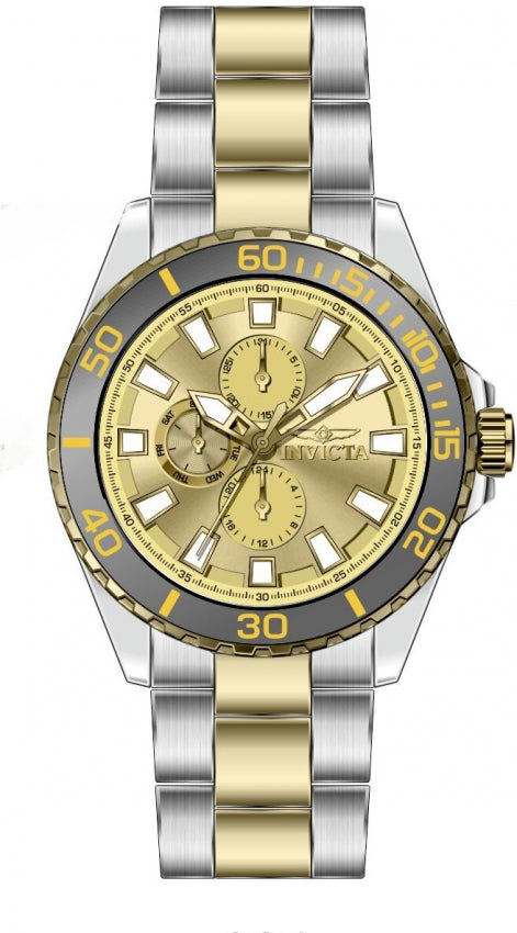 Reloj Invicta de hombre banda de metal 46 mm