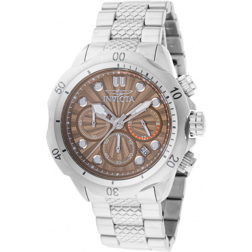 Reloj Invicta Venom de hombre pulsera de metal 45 mm