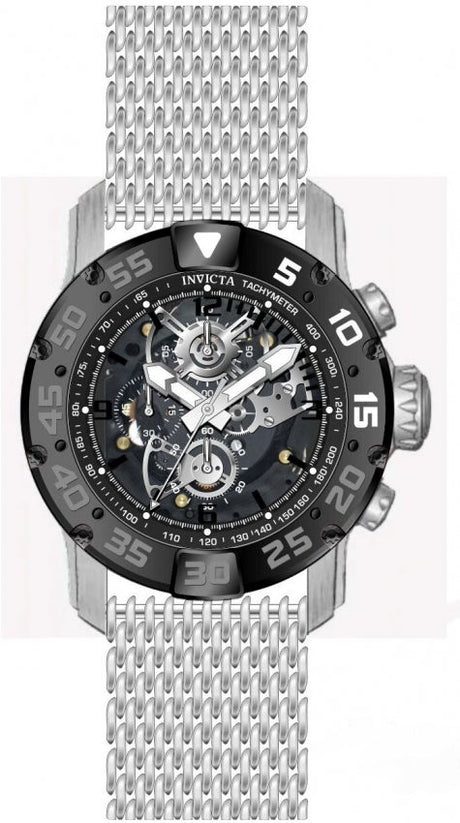 Reloj Invicta Racing para caballero pulsera mesh 48 mm